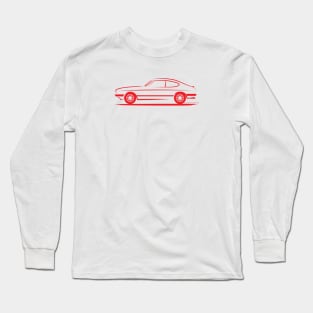 Ford Capri Red Long Sleeve T-Shirt